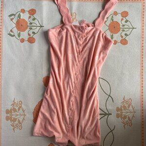 pink seashell towel beach cover up sun dress
